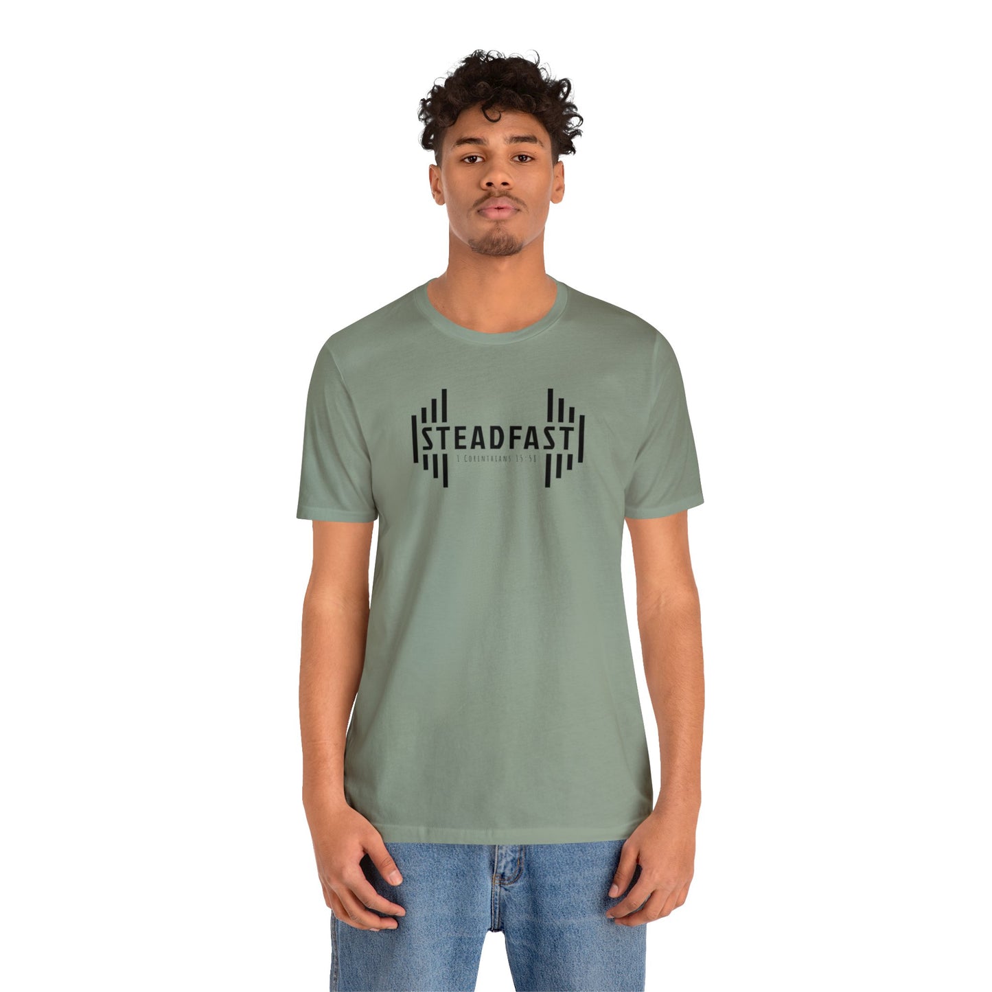 STEADFAST Tee Dark - 1 Corinthians 15:58