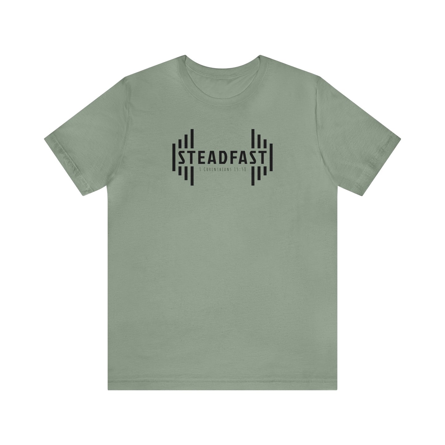 STEADFAST Tee Dark - 1 Corinthians 15:58