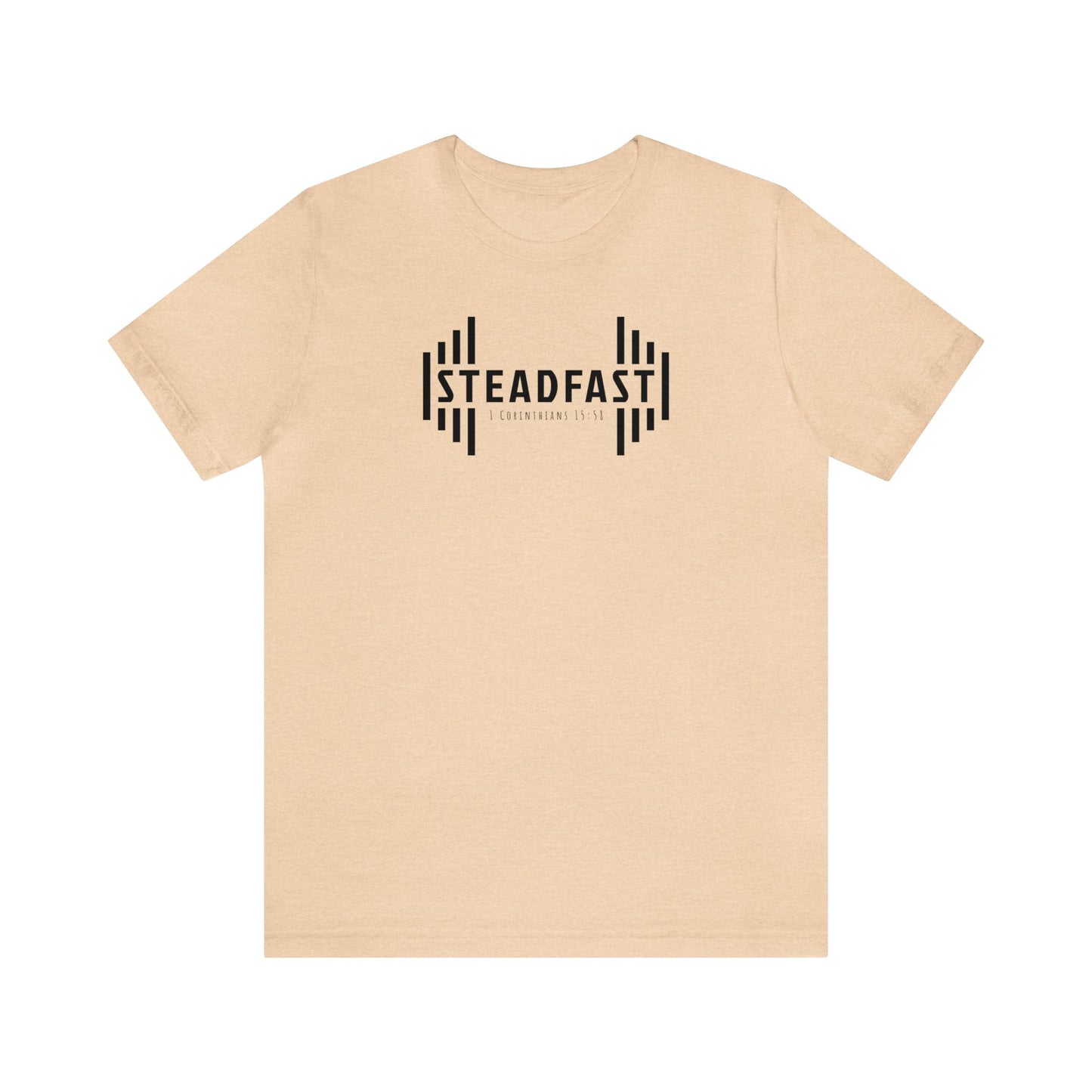 STEADFAST Tee Dark - 1 Corinthians 15:58