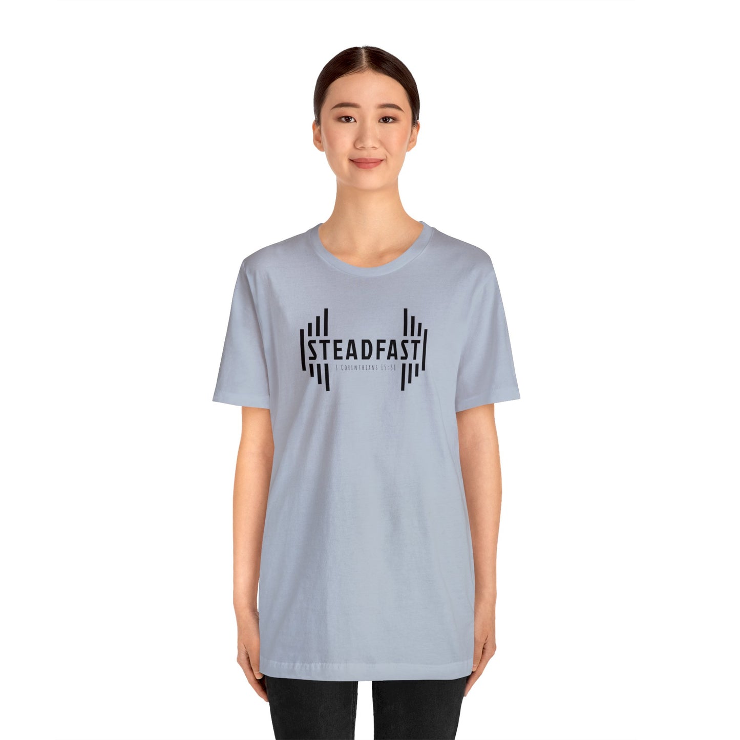 STEADFAST Tee Dark - 1 Corinthians 15:58