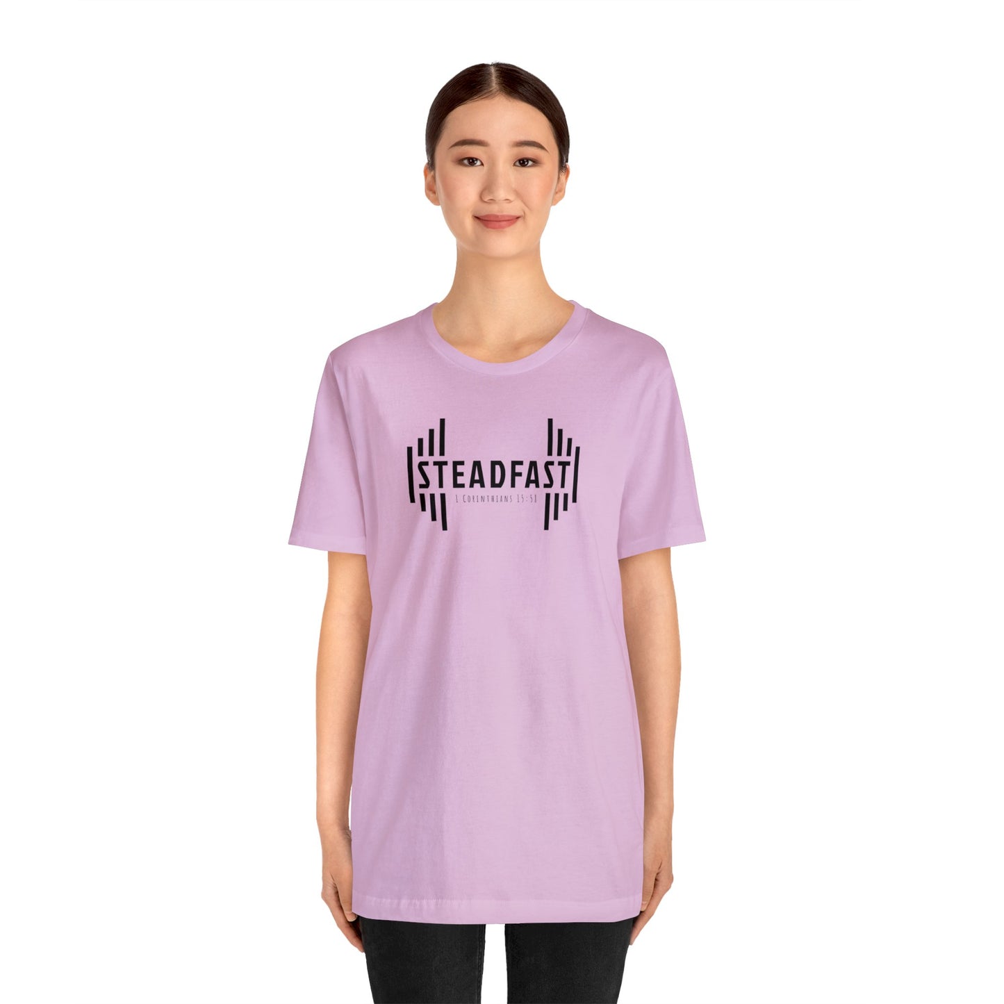 STEADFAST Tee Dark - 1 Corinthians 15:58