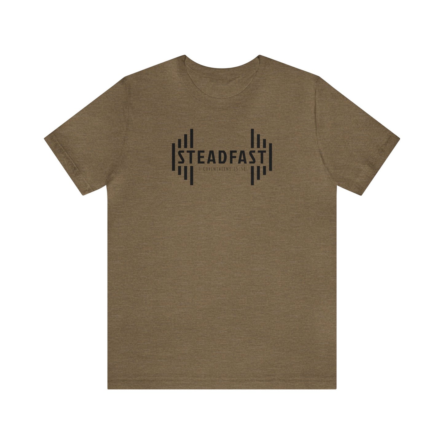 STEADFAST Tee Dark - 1 Corinthians 15:58