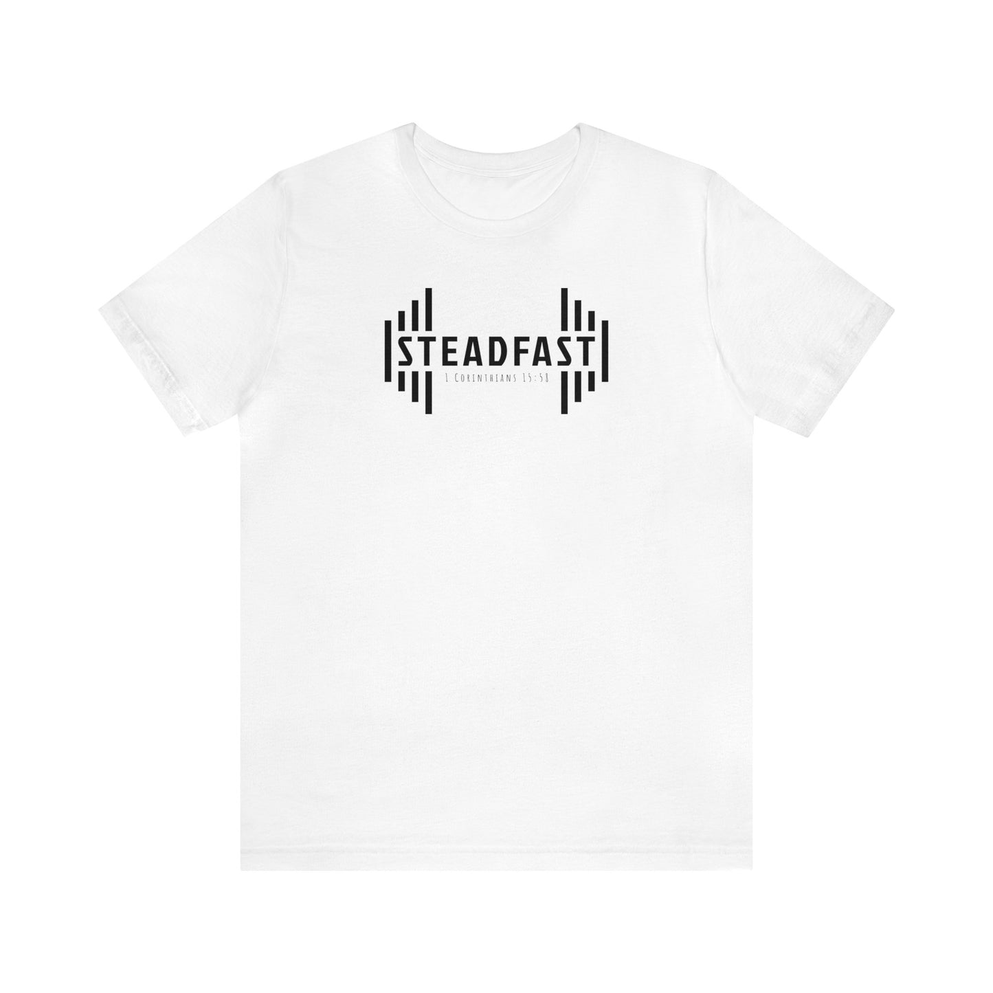 STEADFAST Tee Dark - 1 Corinthians 15:58