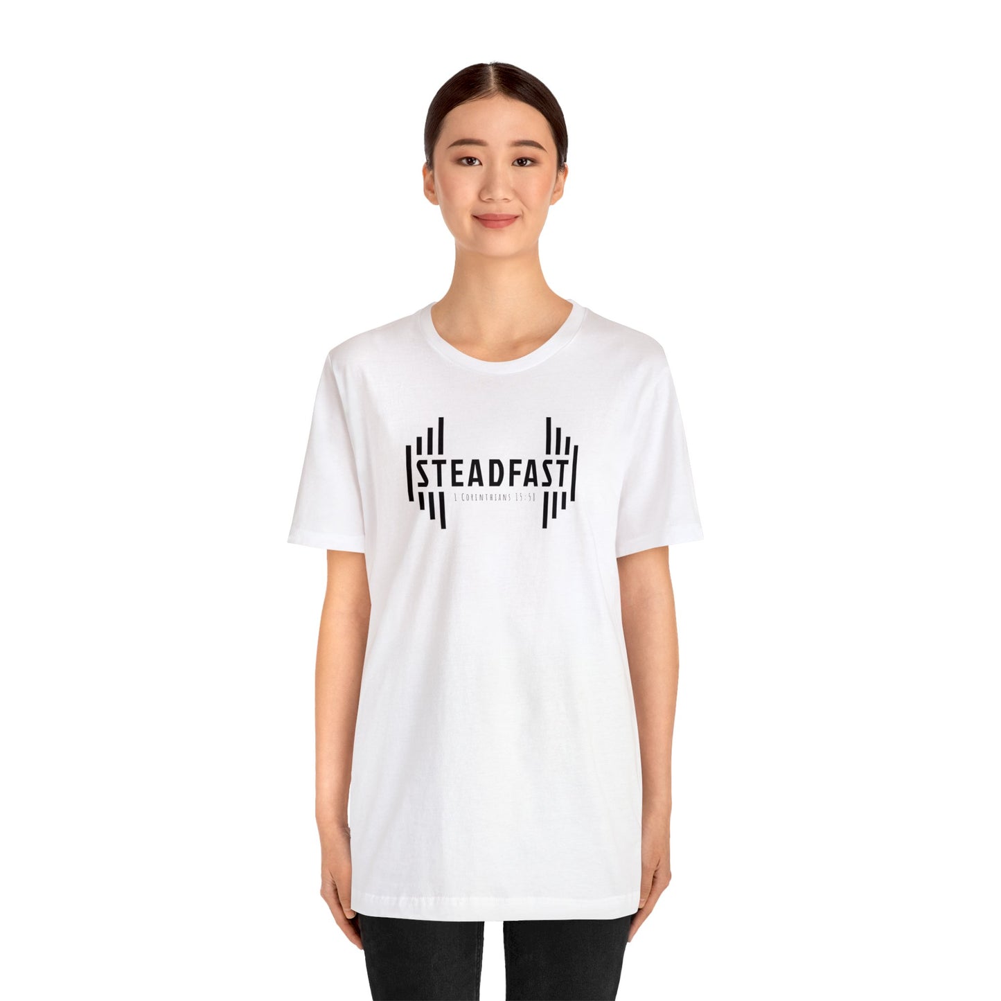 STEADFAST Tee Dark - 1 Corinthians 15:58