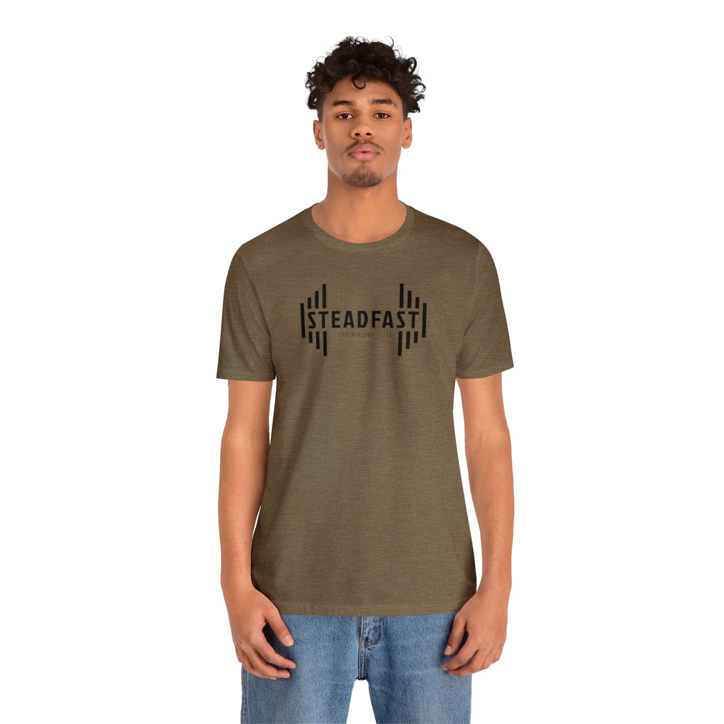 STEADFAST Tee Dark - 1 Corinthians 15:58