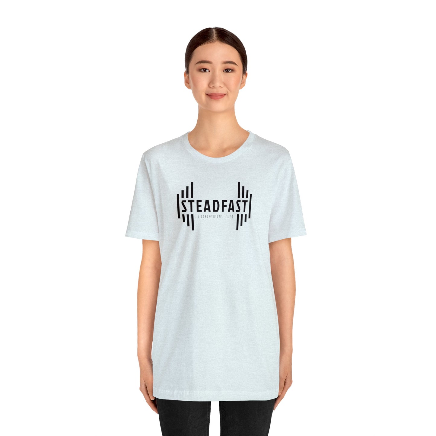 STEADFAST Tee Dark - 1 Corinthians 15:58