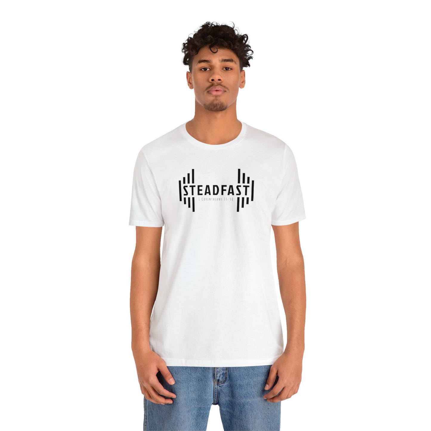 STEADFAST Tee Dark - 1 Corinthians 15:58