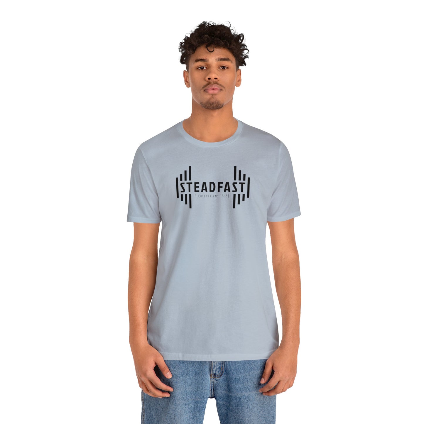 STEADFAST Tee Dark - 1 Corinthians 15:58