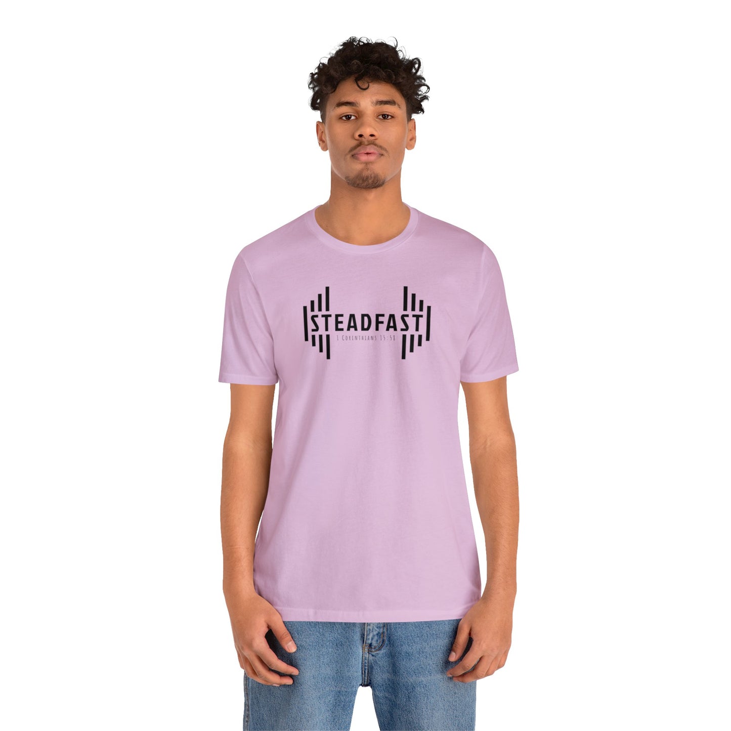 STEADFAST Tee Dark - 1 Corinthians 15:58