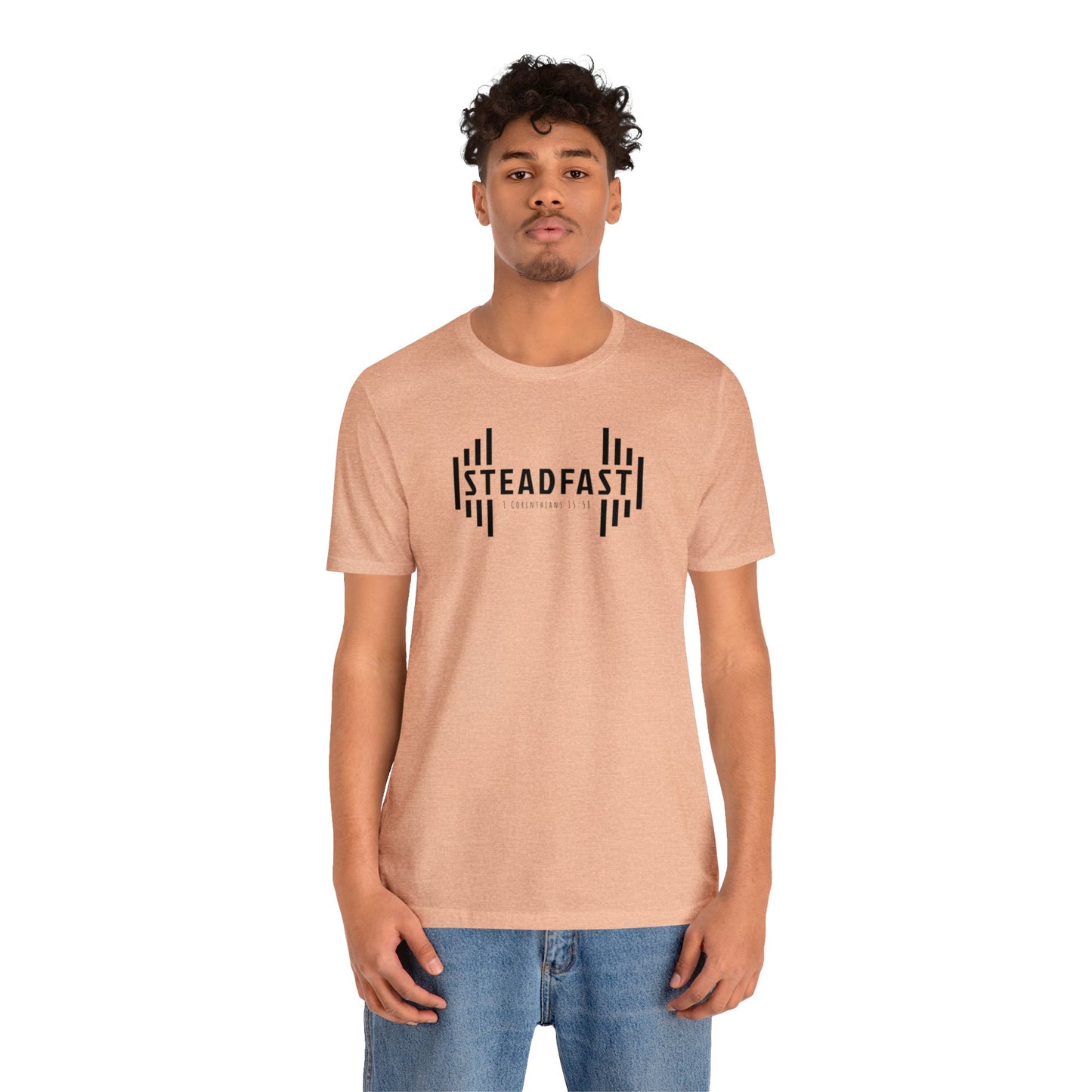 STEADFAST Tee Dark - 1 Corinthians 15:58