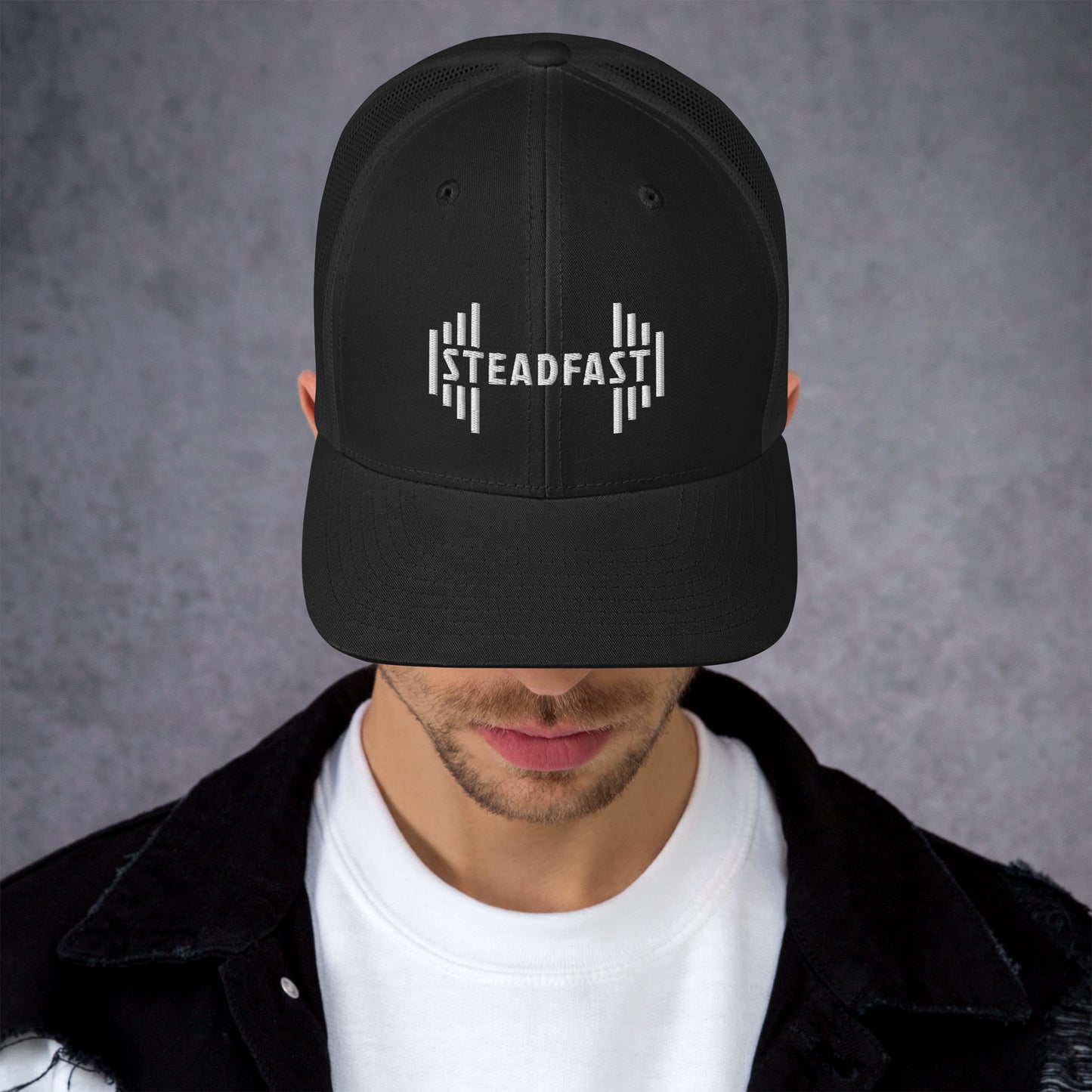 STEADFAST Trucker Cap - 1 Cornithians 15:58